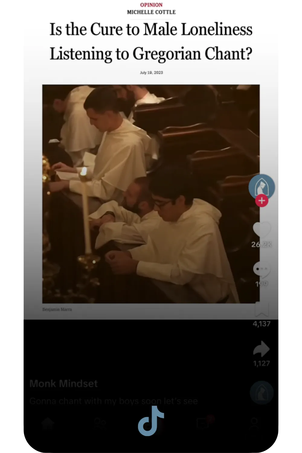 Watch a Monk Mindset clip on TikTok